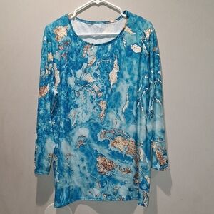 Ladies Marble Pattern Top